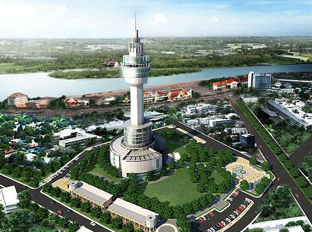 paknam-tower in Samutprakan