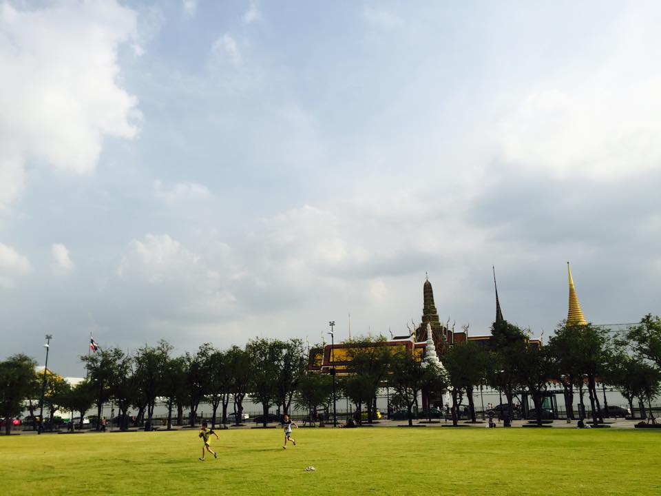 タイの王宮前