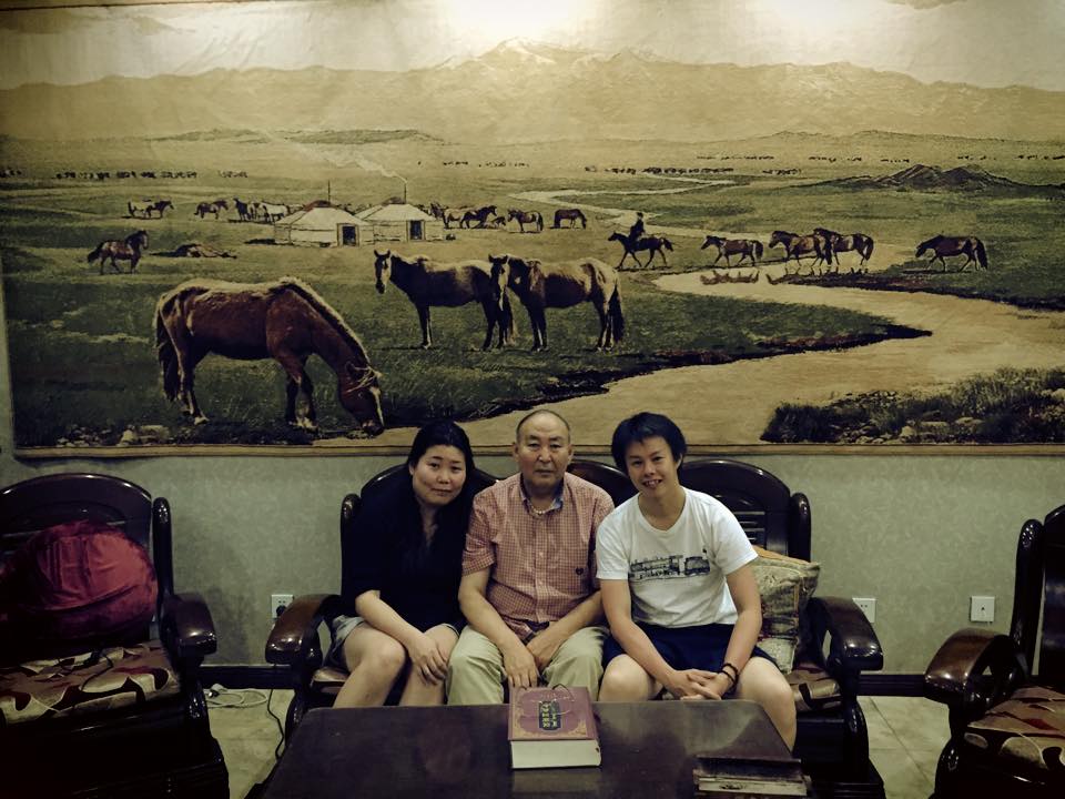 airbnbしたモンゴル人家族と