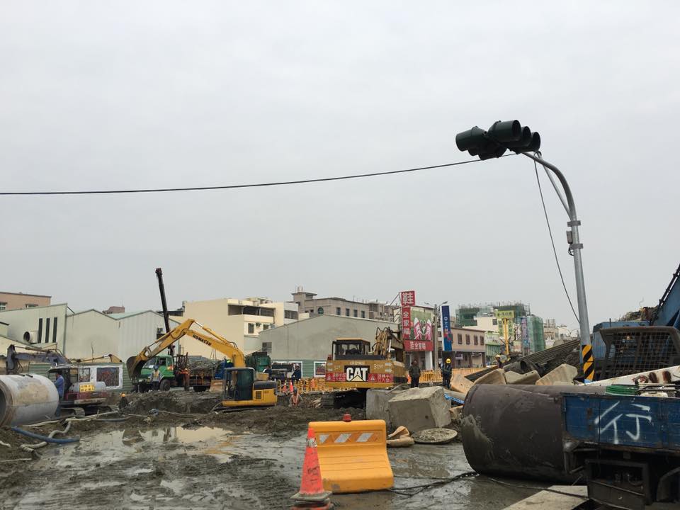 2016 earthquake Tainan site