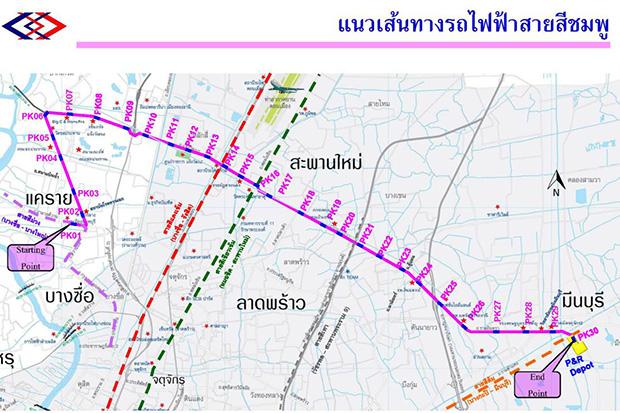 バンコク電車交通網ピンクライン イエローラインの最新状況